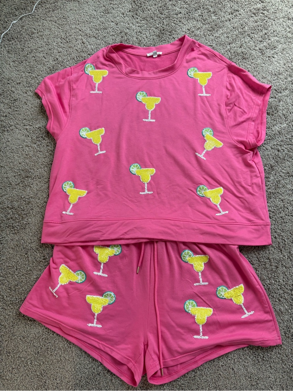 Mary Square Sequin Margarita Set